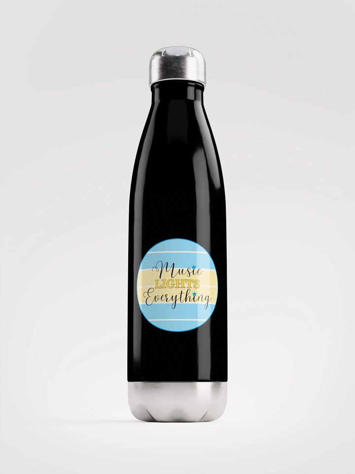 Music Lights Everything Stainless Steel Water Bottle product image (1)