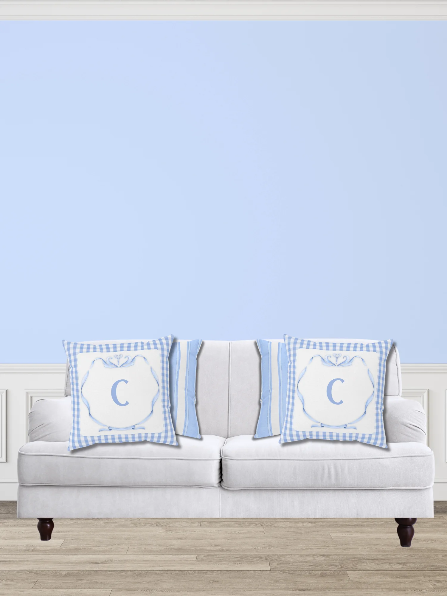 Blue Preppy Charm Pillow C product image (12)