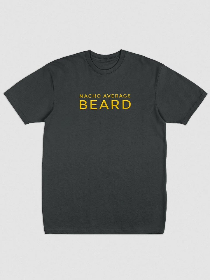 Men's Nacho Average Beard T-Shirt (Gold Embroidery) product image (4)