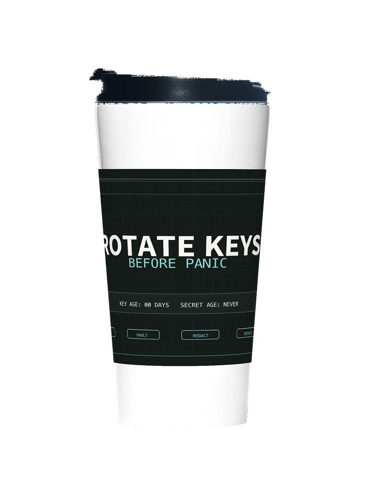 Rotate Keys Before Panic Travel Mug product image (1)