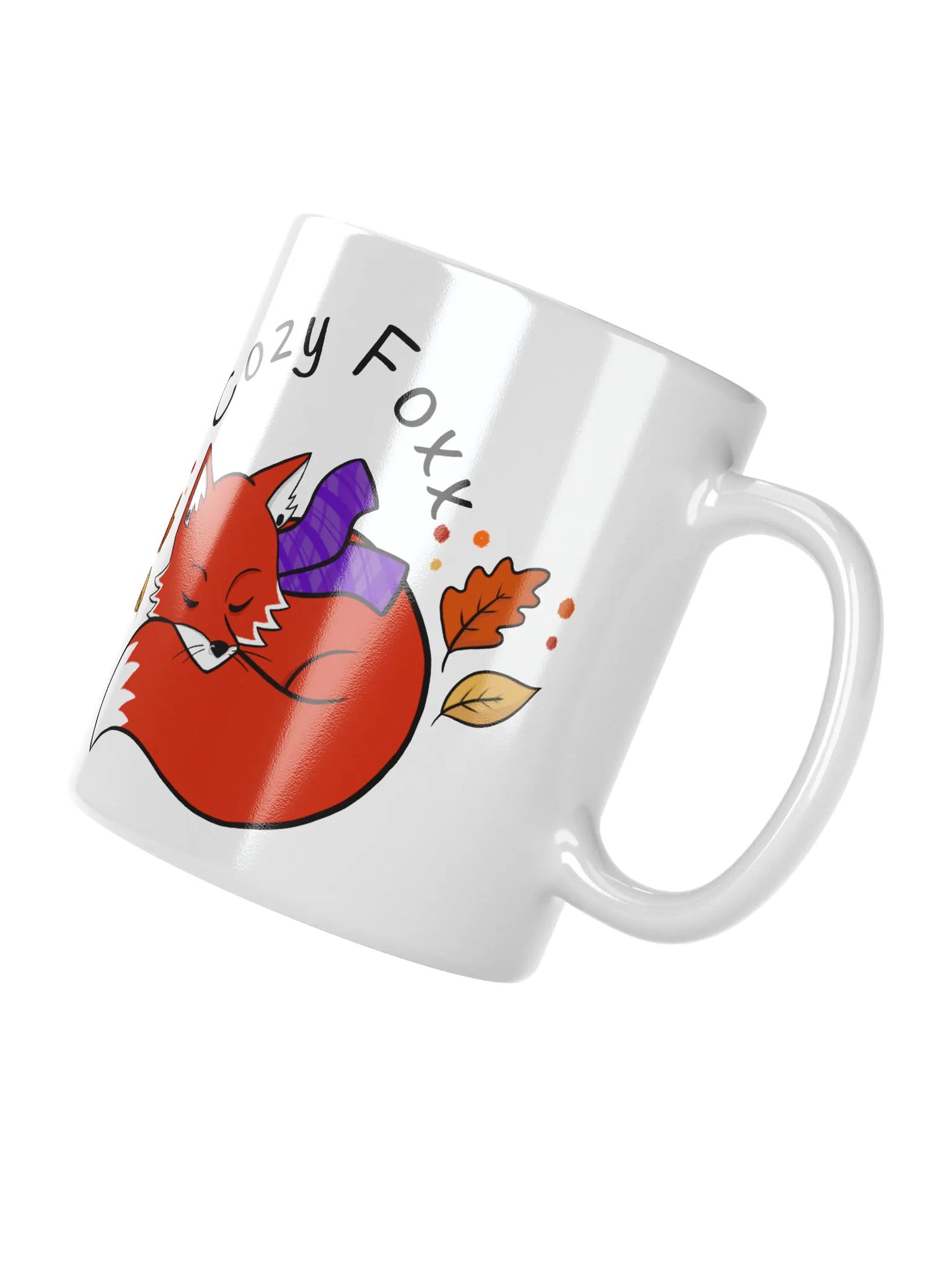 Cozy Foxx Ceramic Mug White product image (4)