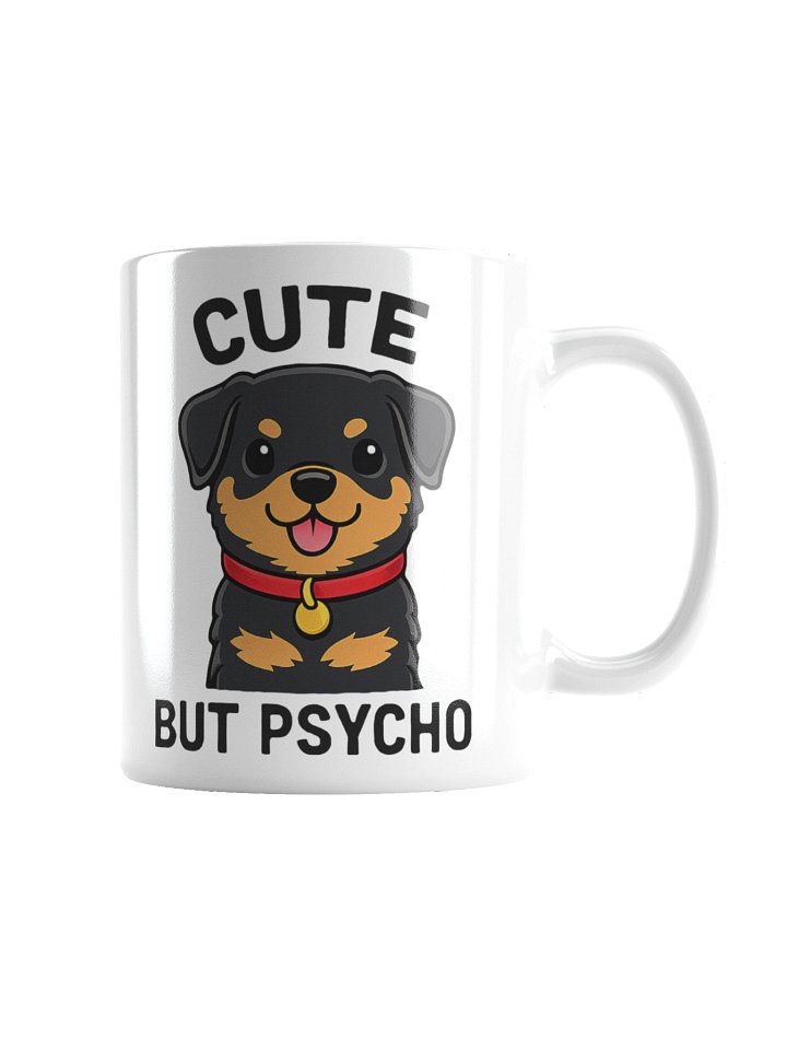 Rottweiler Cute But Psycho Mug product image (6)