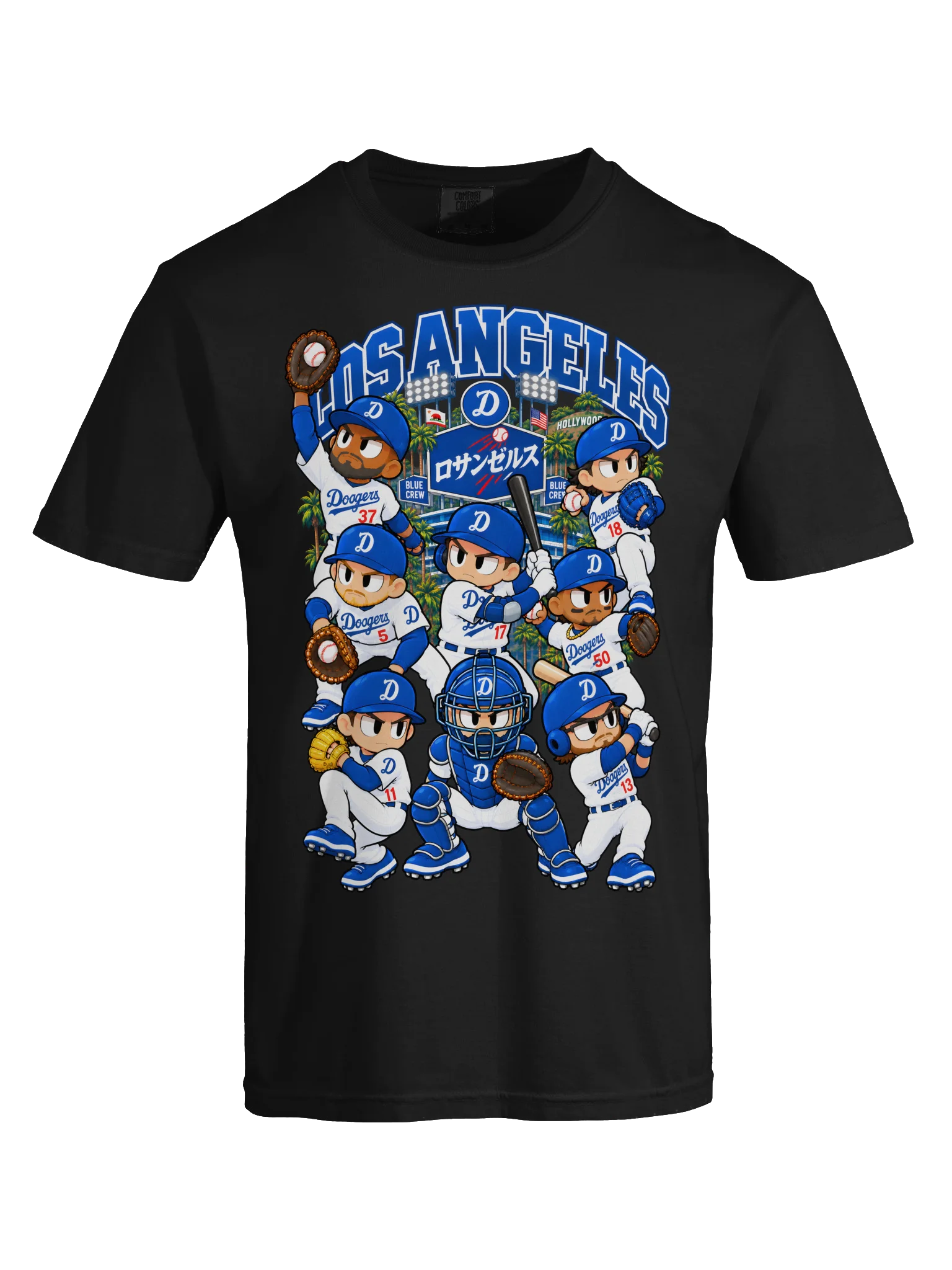 Los Angeles Baseball Animated Player T-Shirt product image (9)