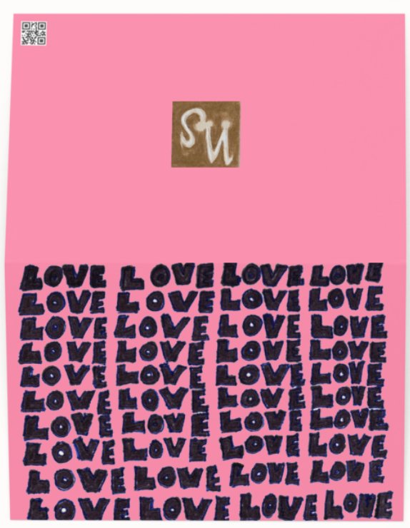 Love Greeting Card (pink) product image (1)