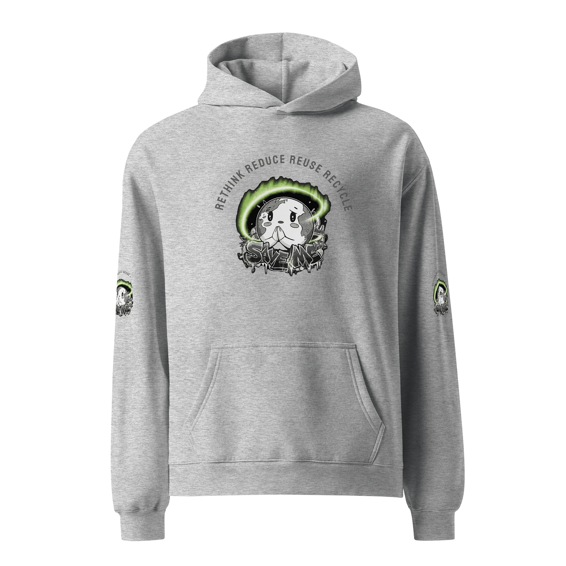 Save Me Unisex Premium Oversized Hoodie | Bold Style for a Greener Future product image (1)