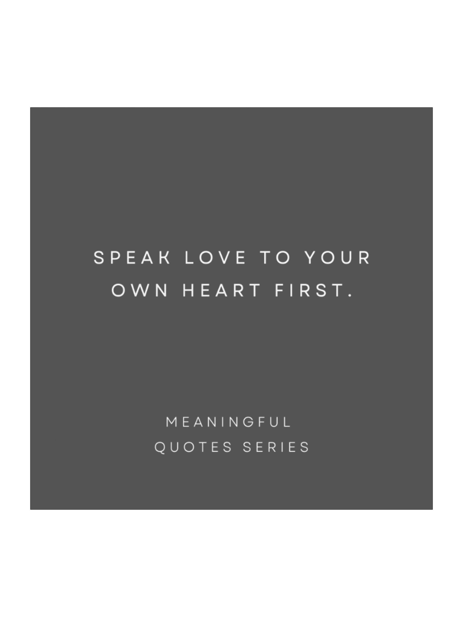 Speak Love To Your Heart. product image (1)