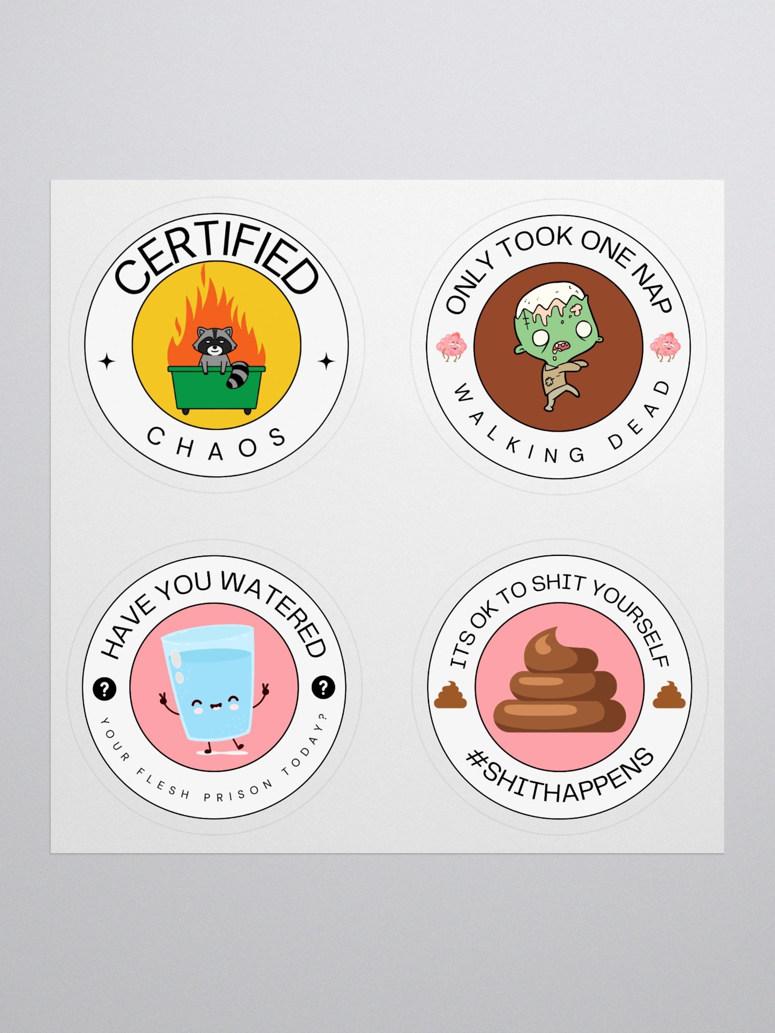Chaotic Kiss Cut Sticker Set vol.1 product image (1)