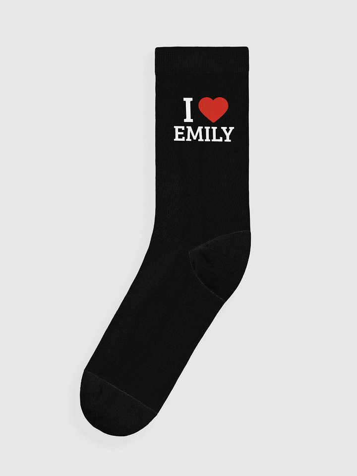I Love Emily Socks – Black 🖤 product image (1)