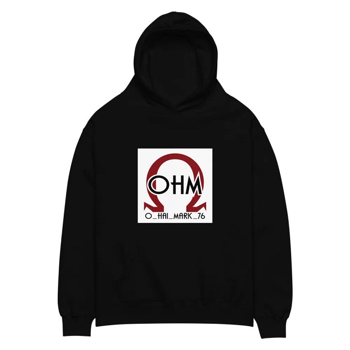 OHM Hoodie White BG product image (2)
