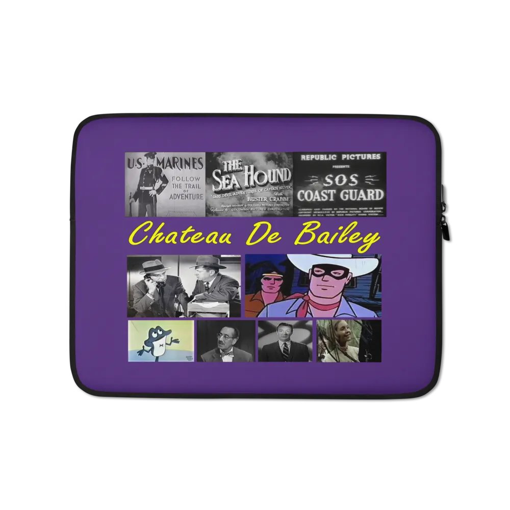 Retro Entertainment Laptop Sleeve product image (1)