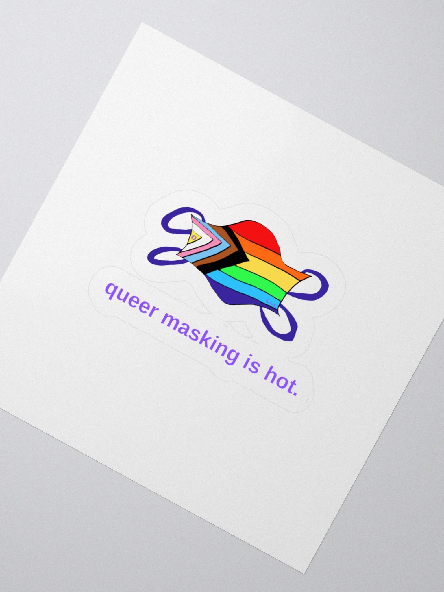 Queer Masking Is Hot sticker product image (6)