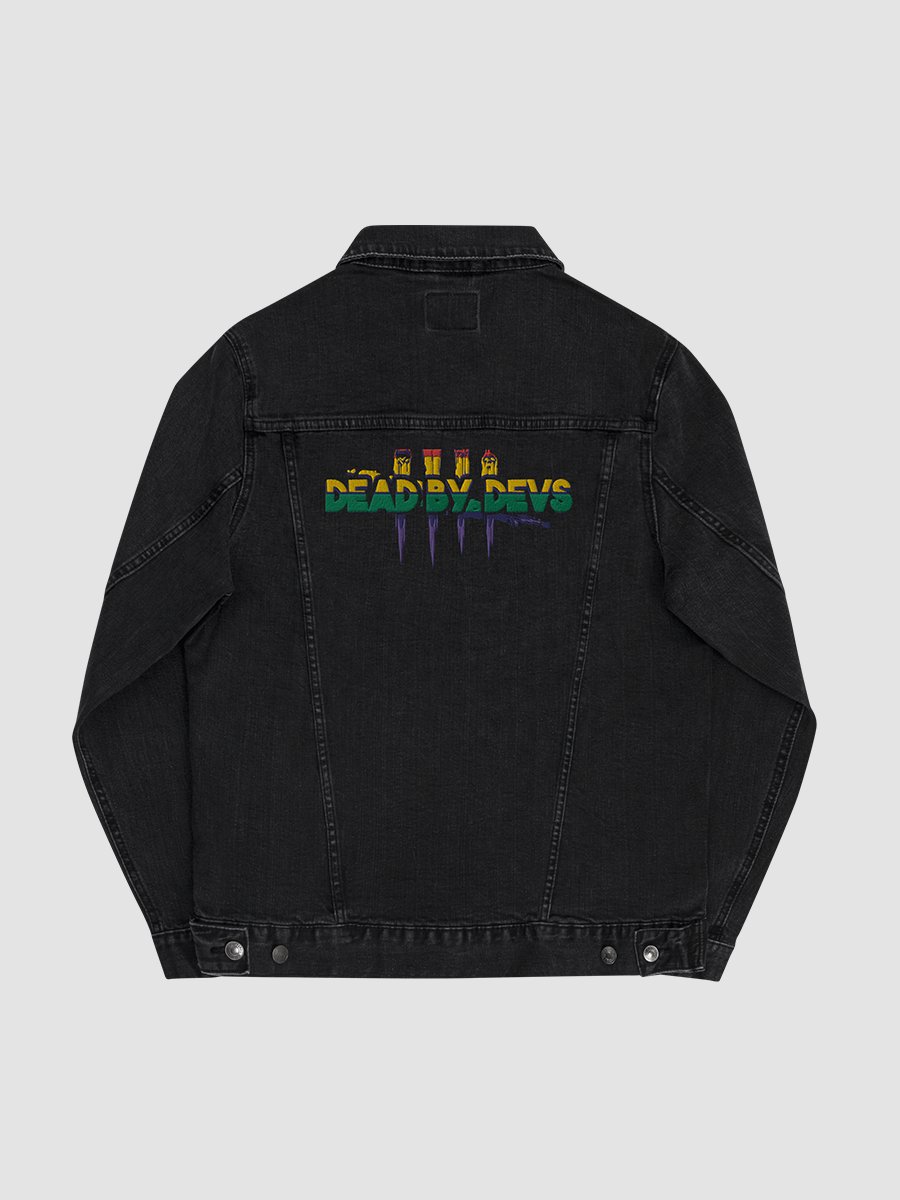 DEAD BY DEVS | CUSTOM EMBROIDED Unisex Denim Jacket - Threadfast Apparel product image (1)