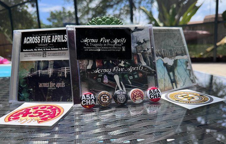 Across Five Aprils: CD, 1" Button, and Sticker Bundle product image (1)
