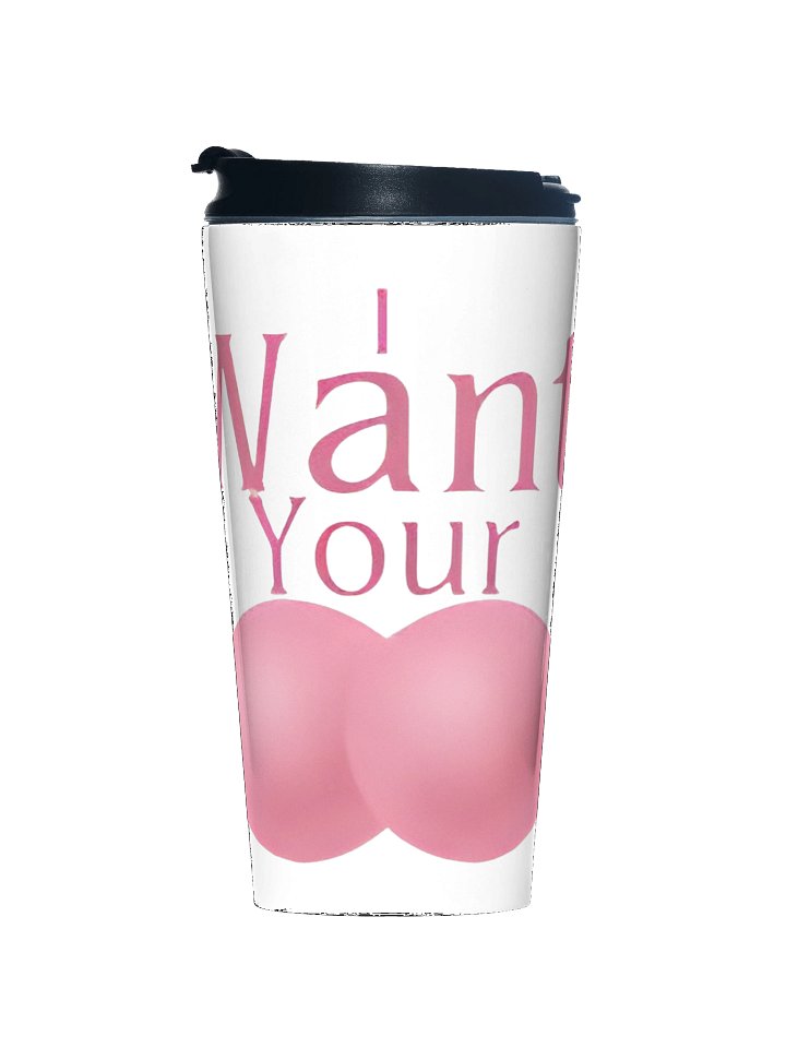 Glamorous Pink Balls Stainless Steel Travel Mug product image (1)