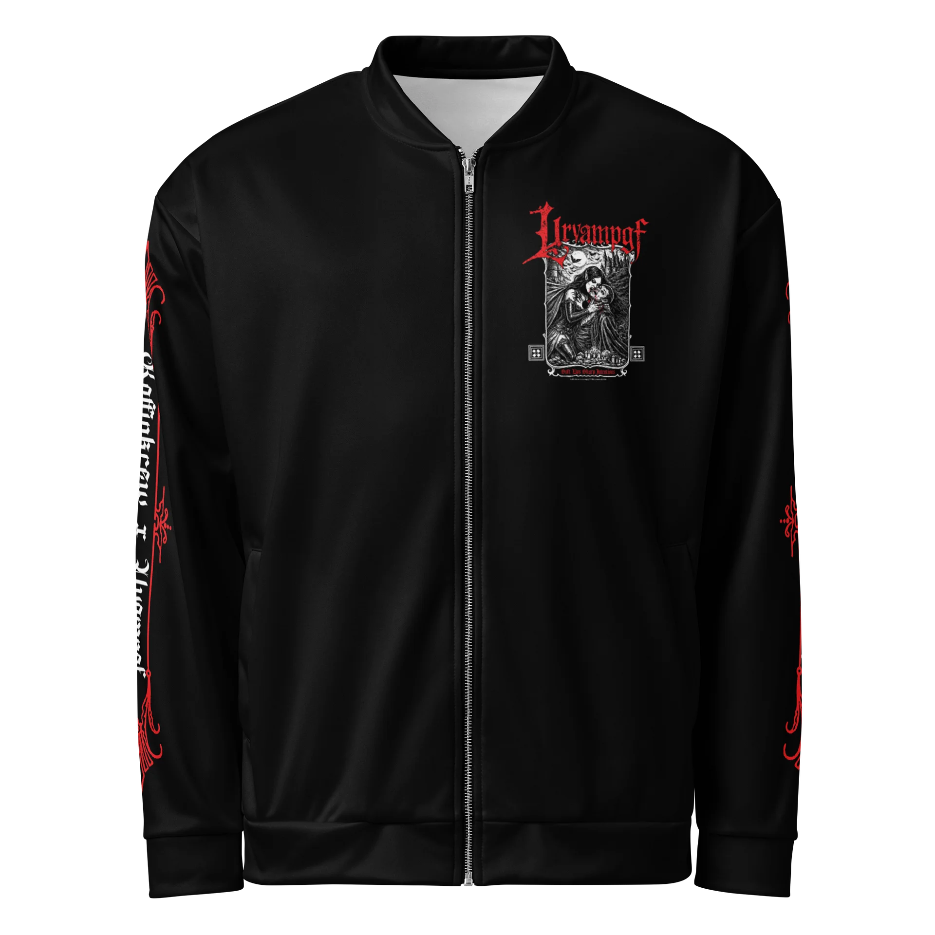 Soft Lips Sharp Intentions Bomber Jacket product image (1)