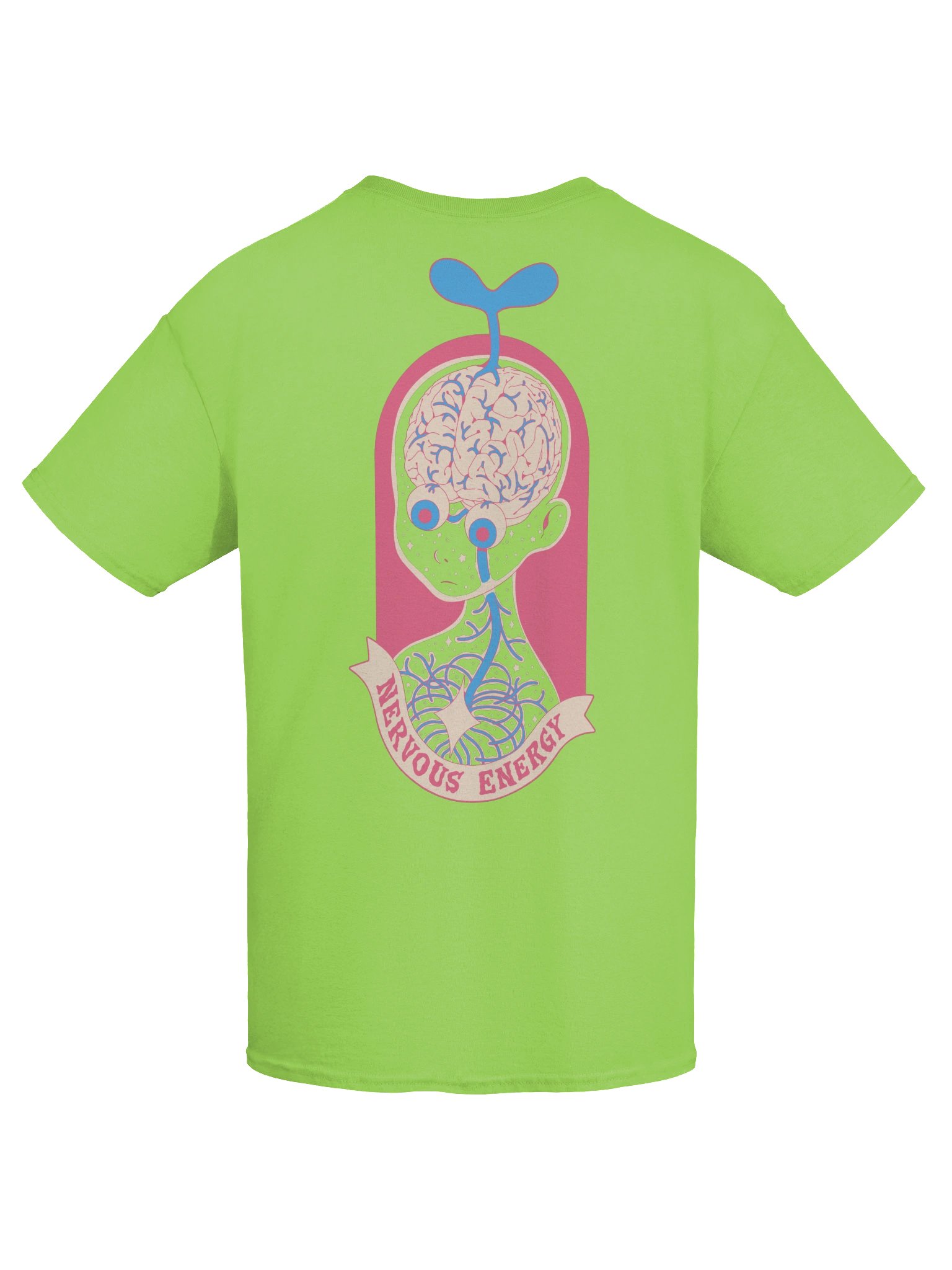 Nervous Energy - Tee - Green product image (7)