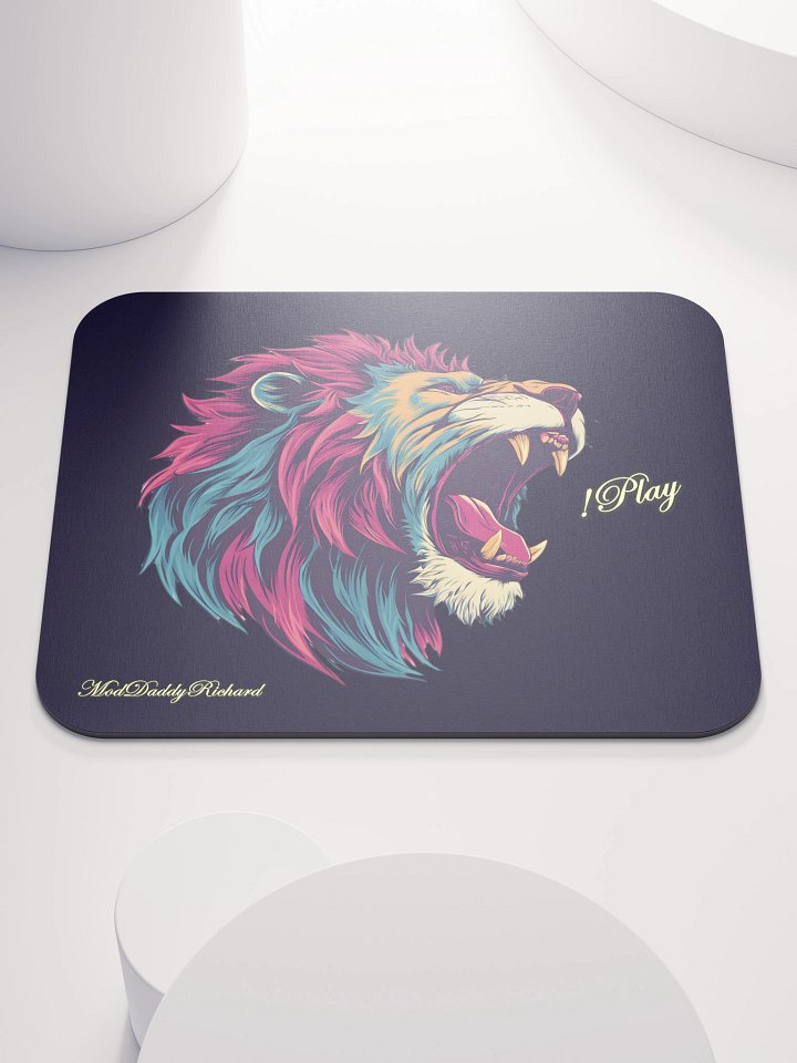 Lion's Play Mouse Mat product image (1)