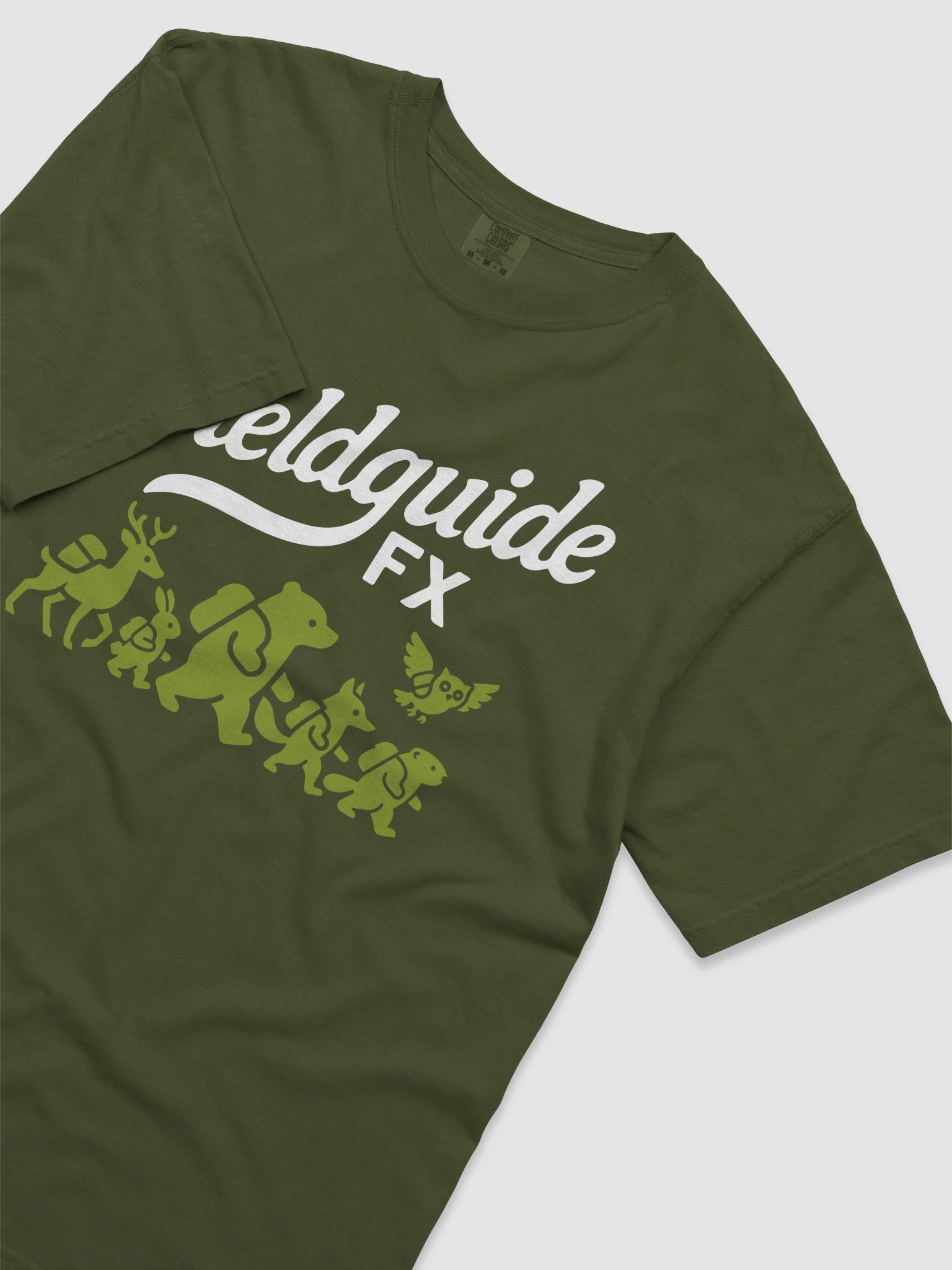 Sonic Travelers FieldguideFX Unisex T-Shirt - Forest Green product image (5)