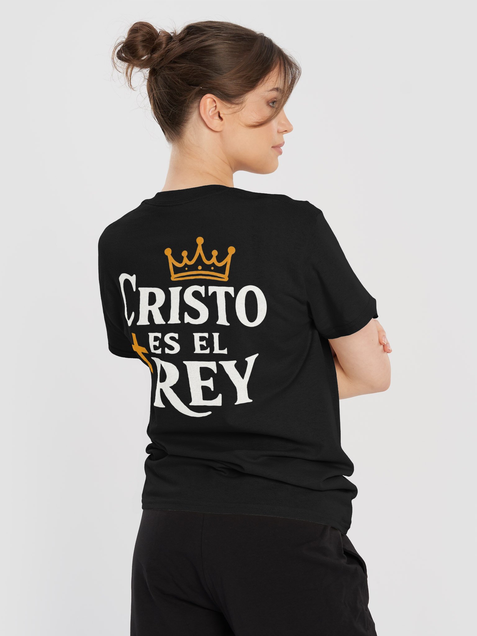 Camiseta Unisex Manga Corta | Cristo es el Rey product image (2)