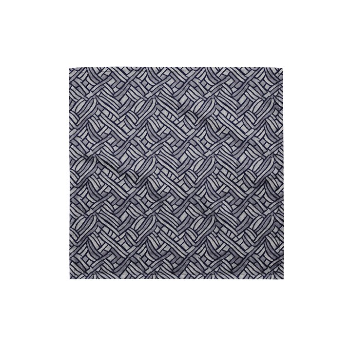 Grey Rectangles Bandana product image (1)