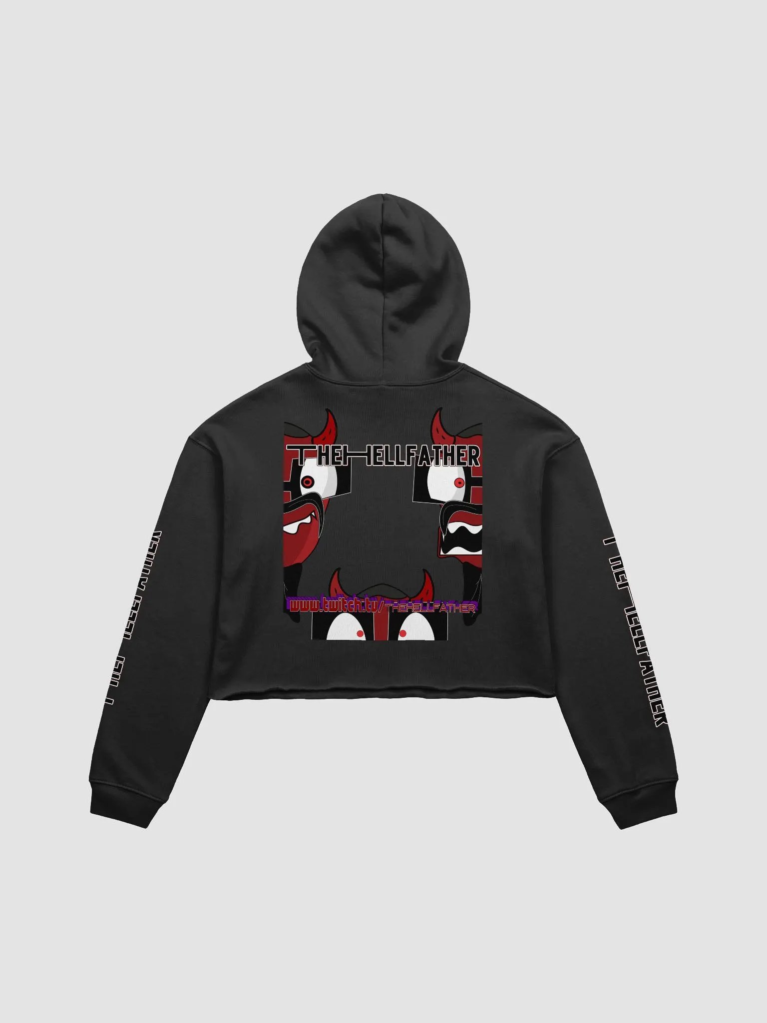 TheHellfather 2025 crop Hoodie product image (2)