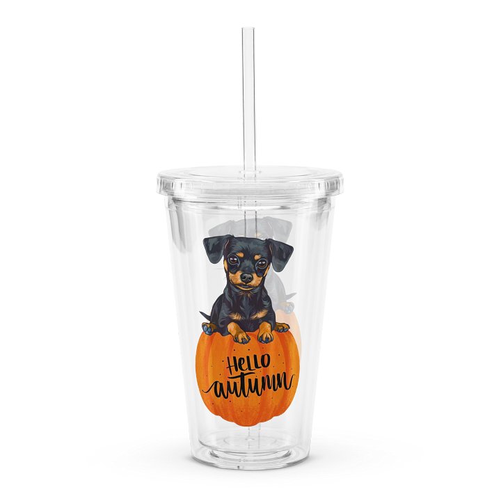 Hello Autumn Chiweenie Tumbler - Sit Stay Slay Collection product image (2)