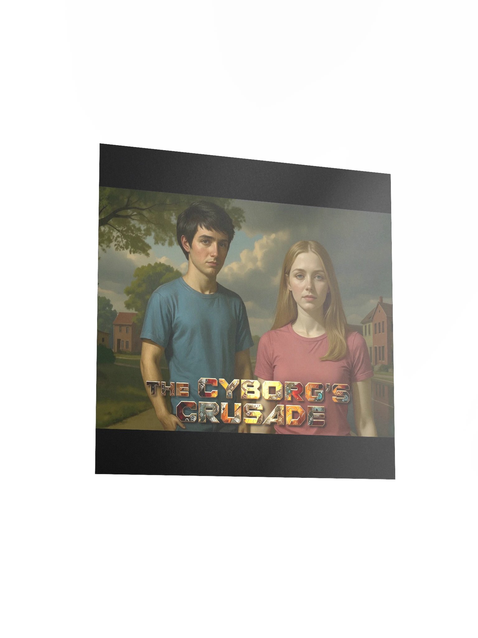 A Poster Featuring James Hunter Walking with his Girlfriend Nadia product image (3)