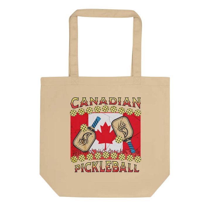 Canadian Flag Pickleball Eco Tote product image (1)