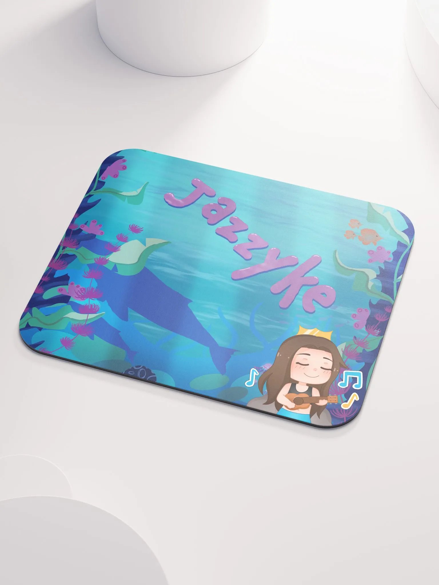 Watery Scène (Logo) ~ Mouse Mat product image (3)