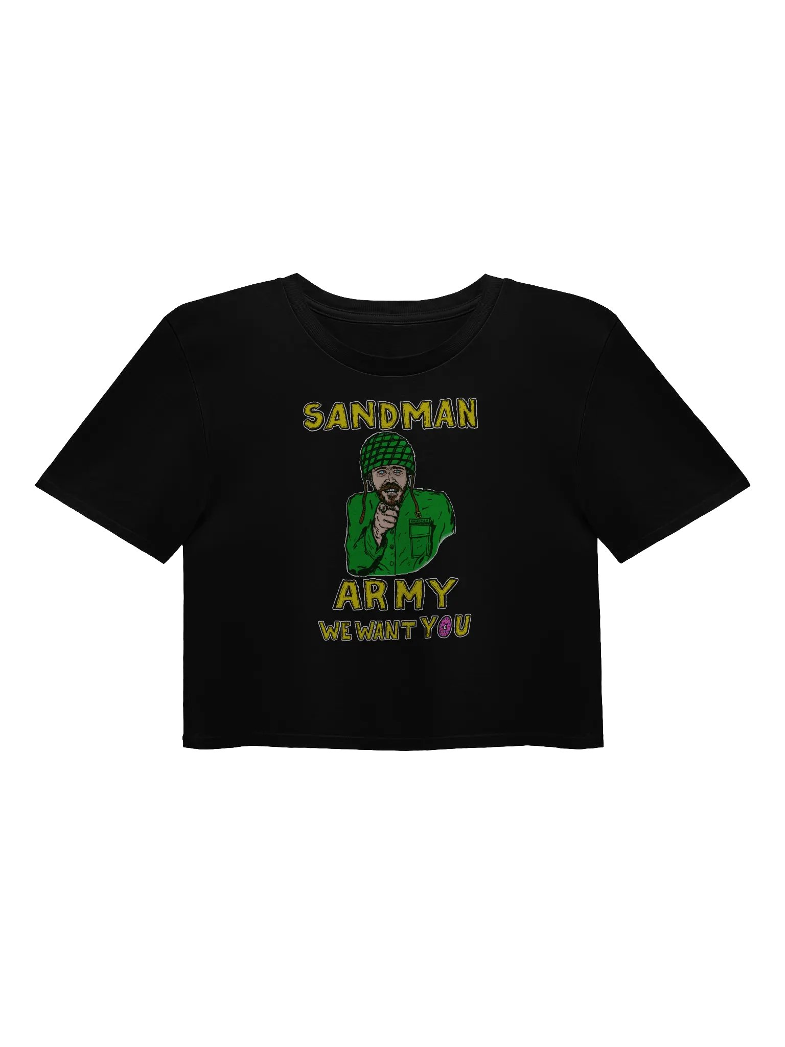 Sandman Army Crop Tee product image (1)