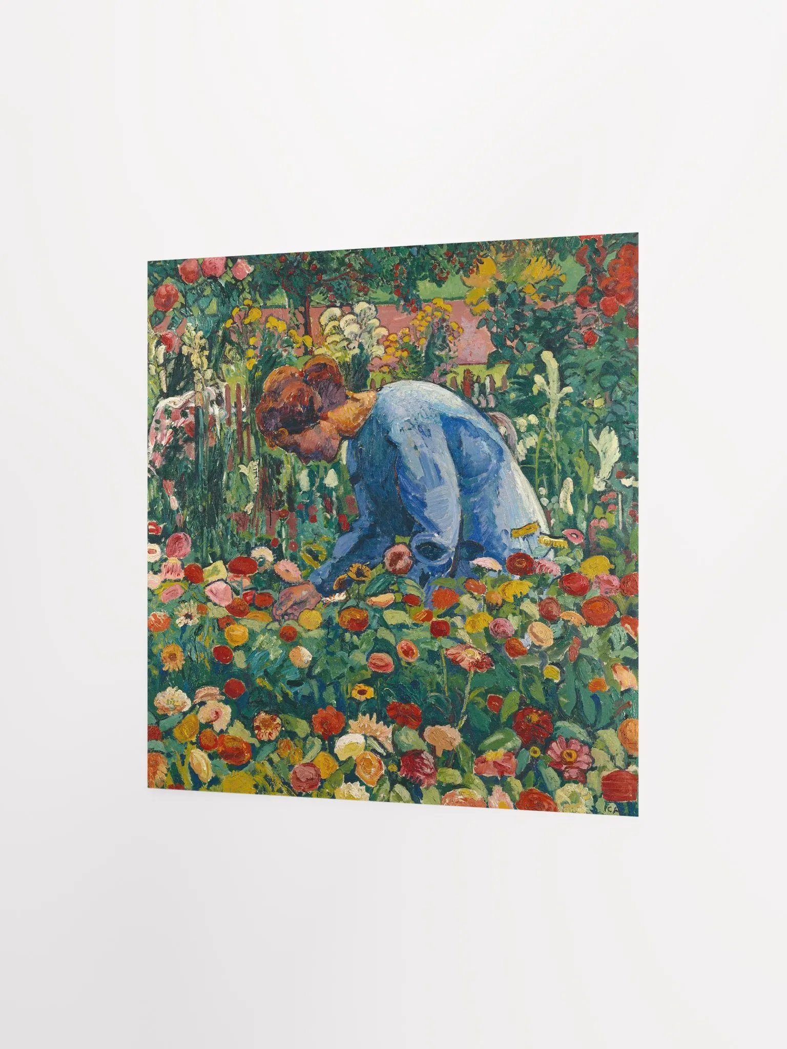 ''Anna Amiet in the Flower Garden'' by Cuno Amiet Poster product image (3)