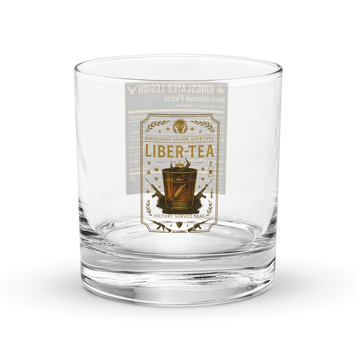 Kingslayer Legion – Helldiver Nutrition Facts Rocks Glass product image (1)
