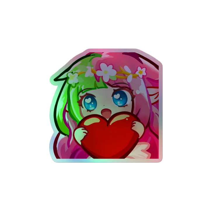 glasseyy love holographic sticker product image (2)