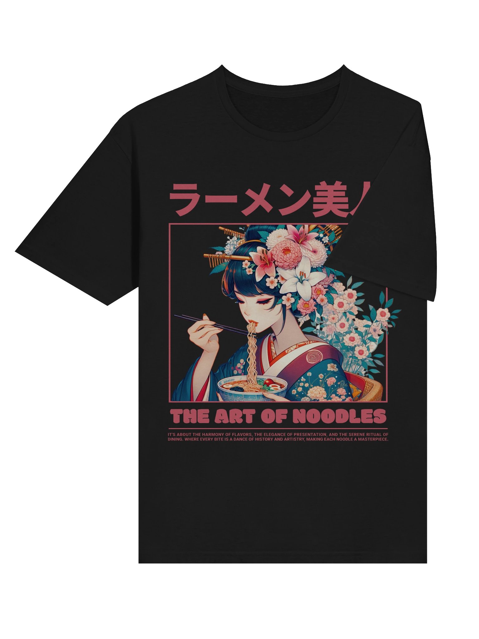 Ramen Art Geisha T-Shirt - Gildan Softstyle product image (4)
