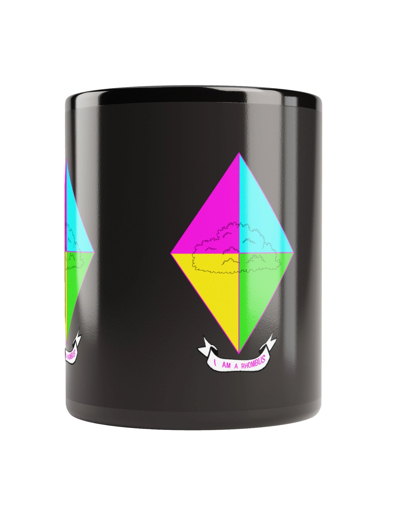Wee Wee Bush Mug (Black) product image (5)