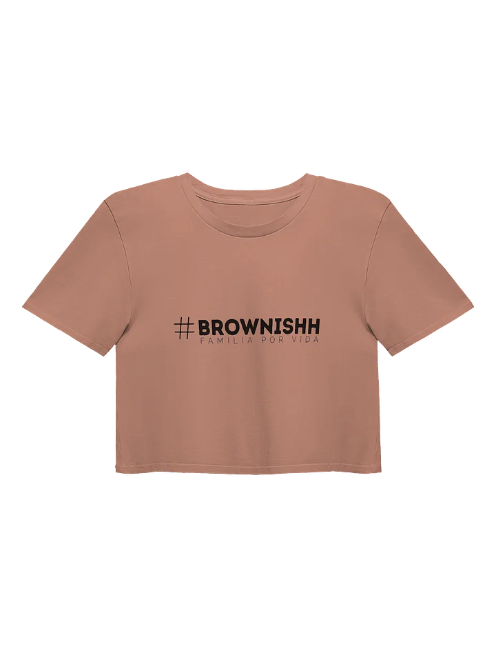 Classic Brownishh Crop Top (Tan) product image (1)
