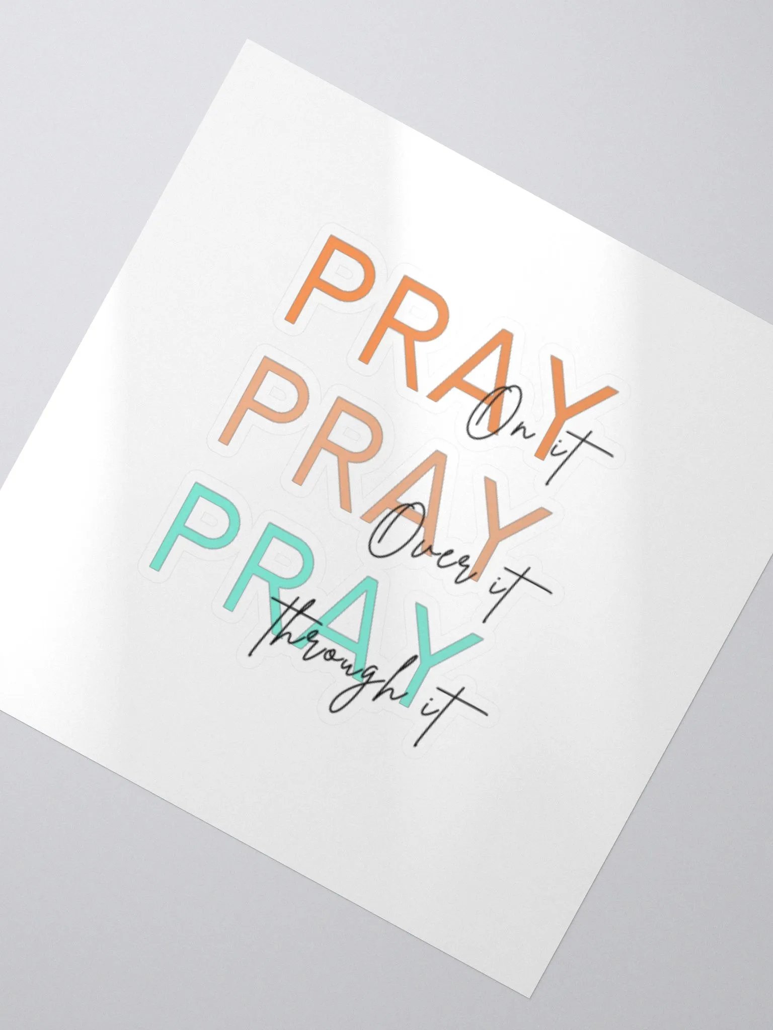 Pray Sticker product image (2)