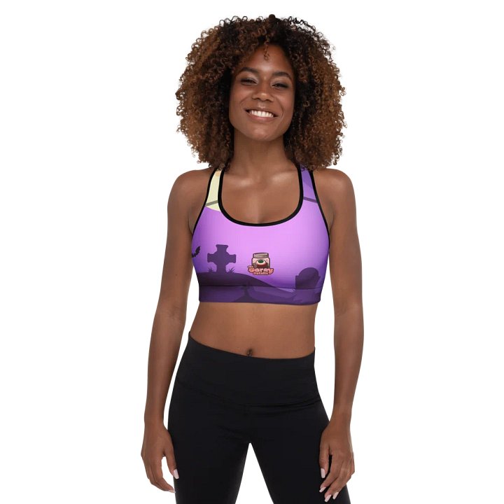All-Over Print Padded Sports Bra product image (2)