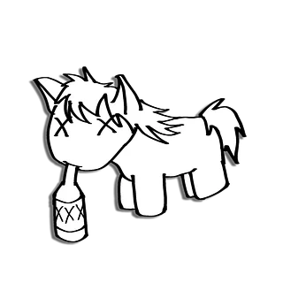 drunk ponies