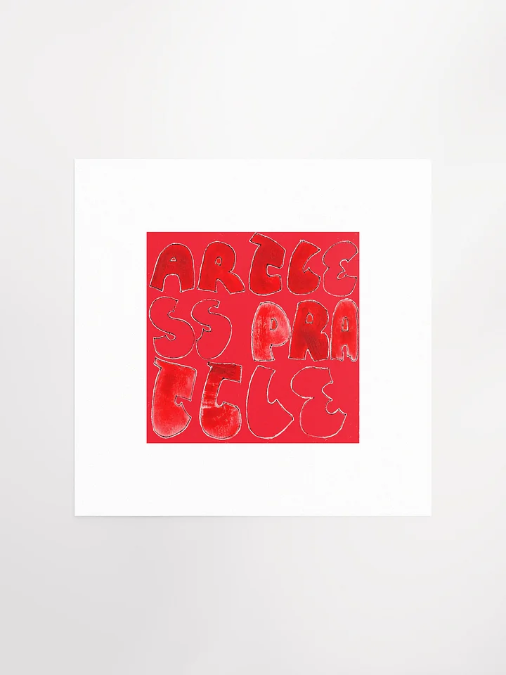 Artless Prattle Print (1st of 52) (2008) product image (2)