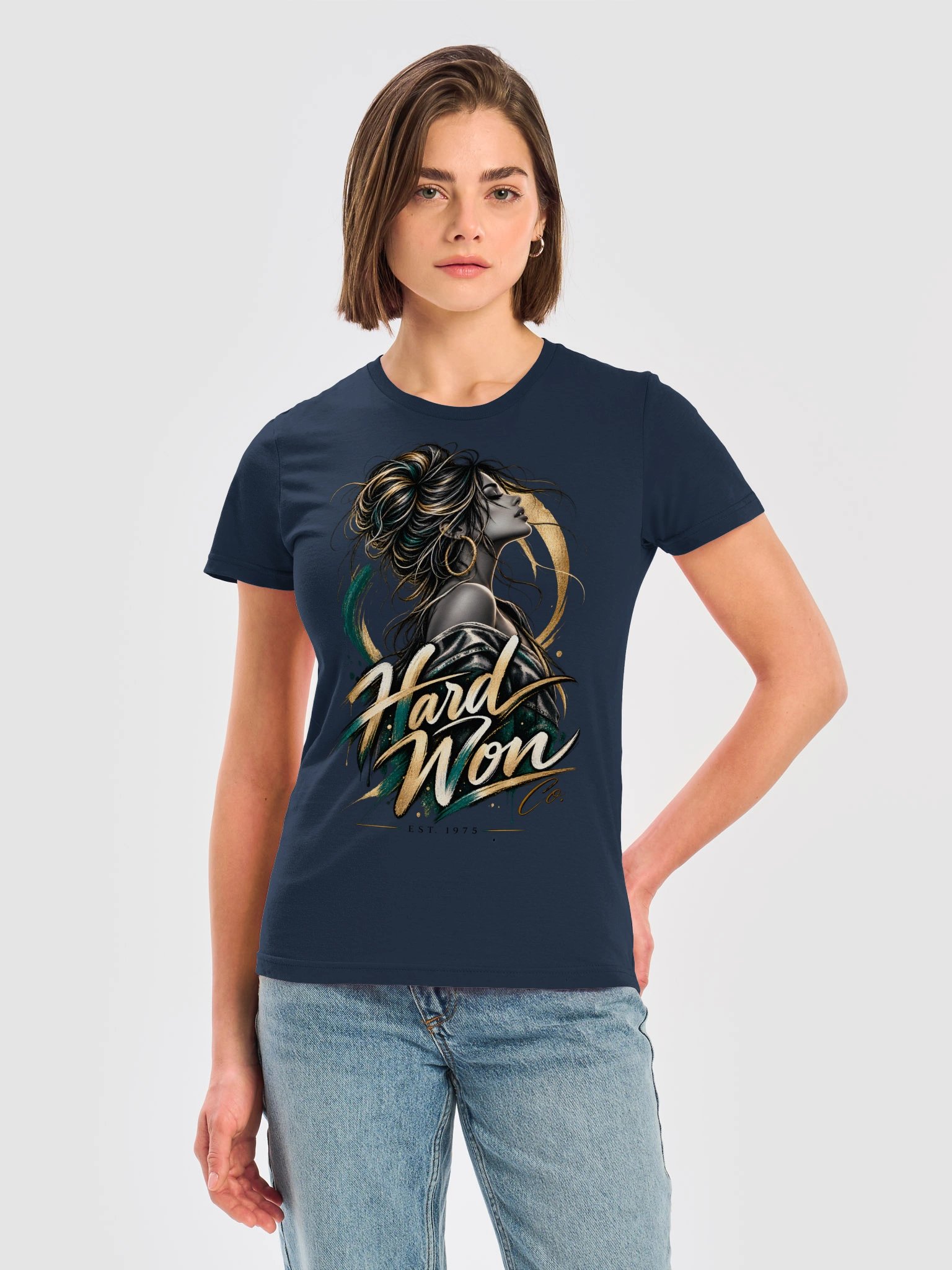 Hard Won: Golden Resolve Women's T-Shirt product image (5)