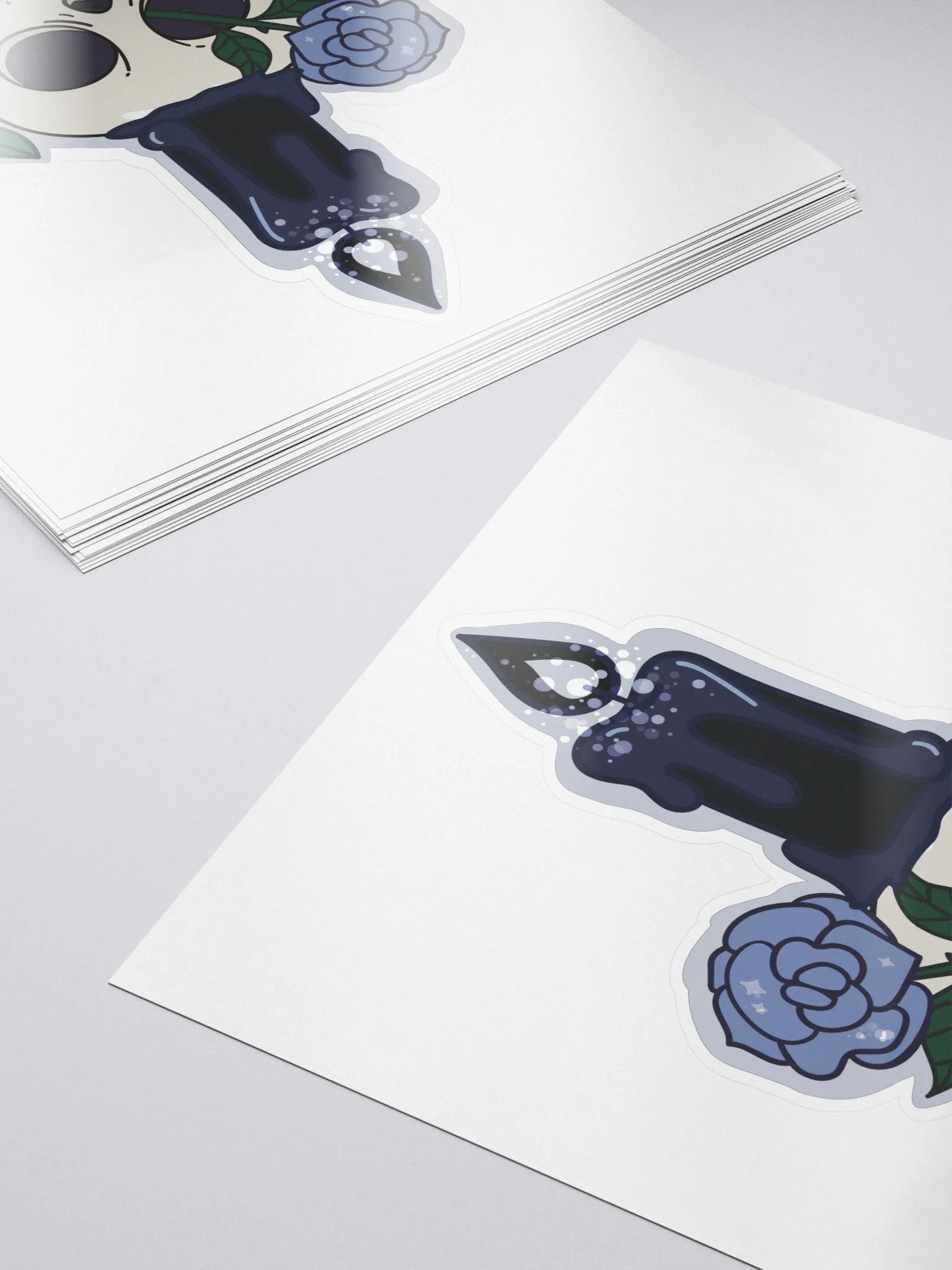 Black Flame Candle Sticker product image (5)