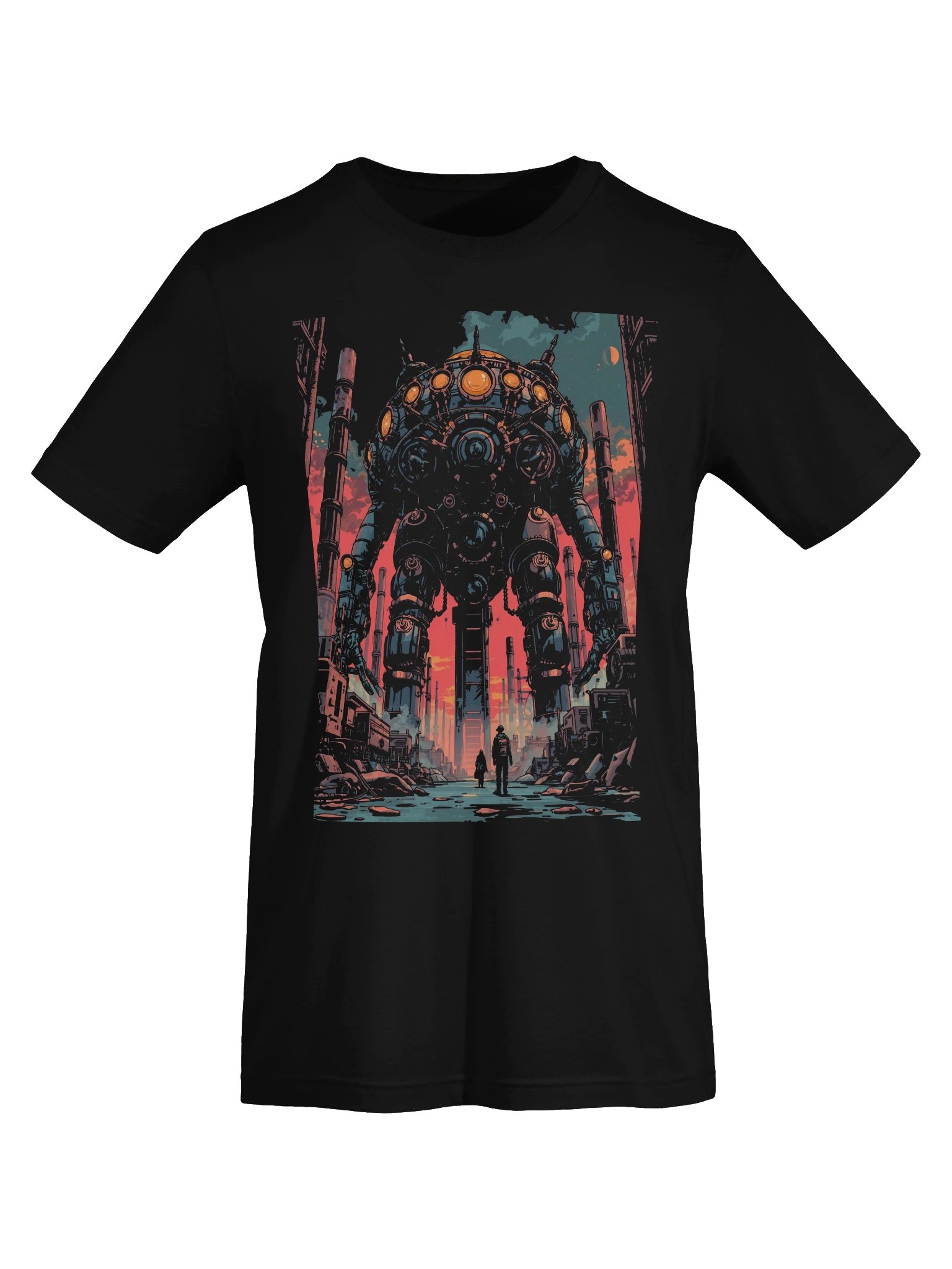 Giant Mech Retro-Futurist Lightweight T-Shirt product image (4)