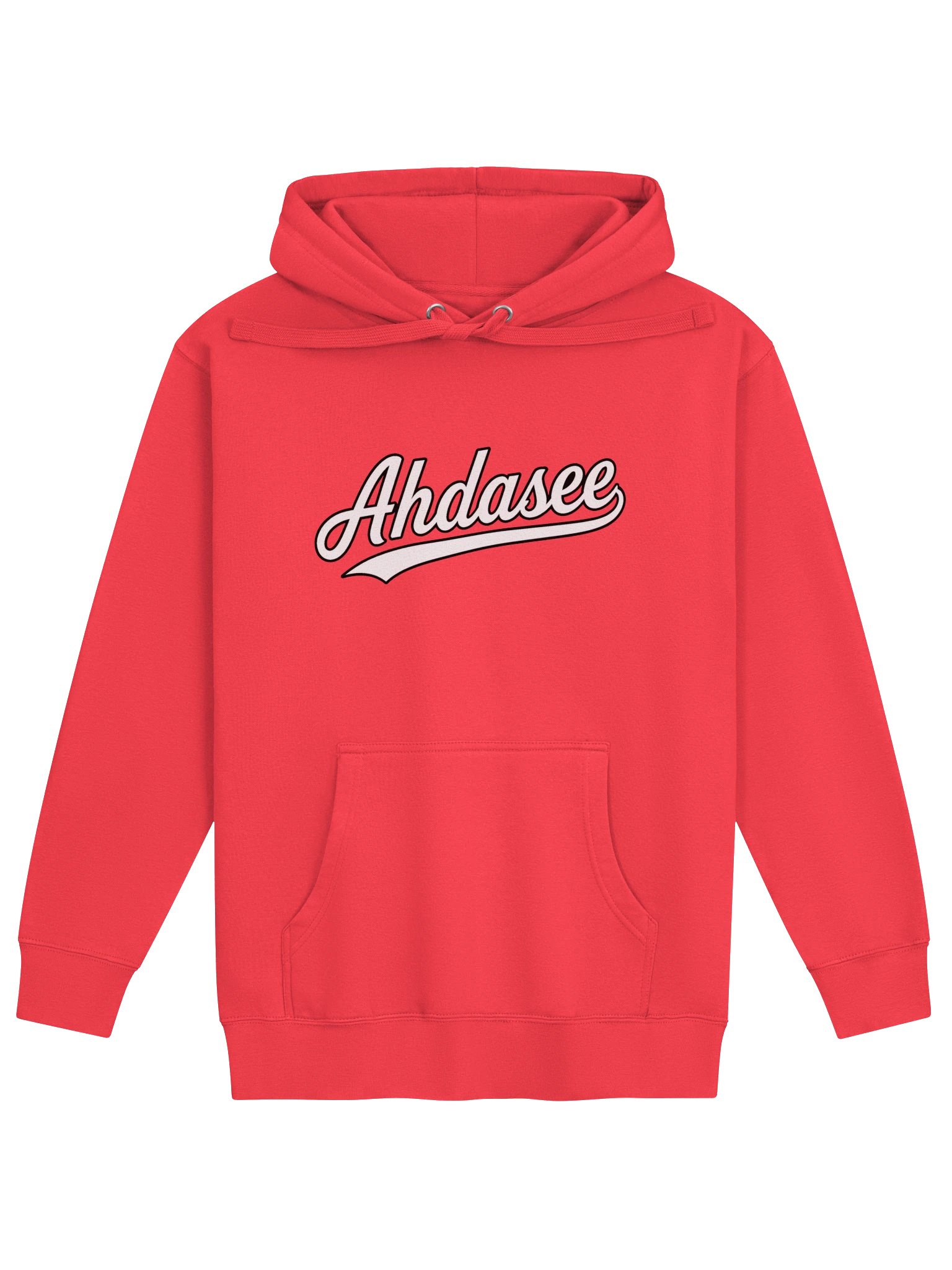 Ahdasee Records Hoodie - Red product image (1)