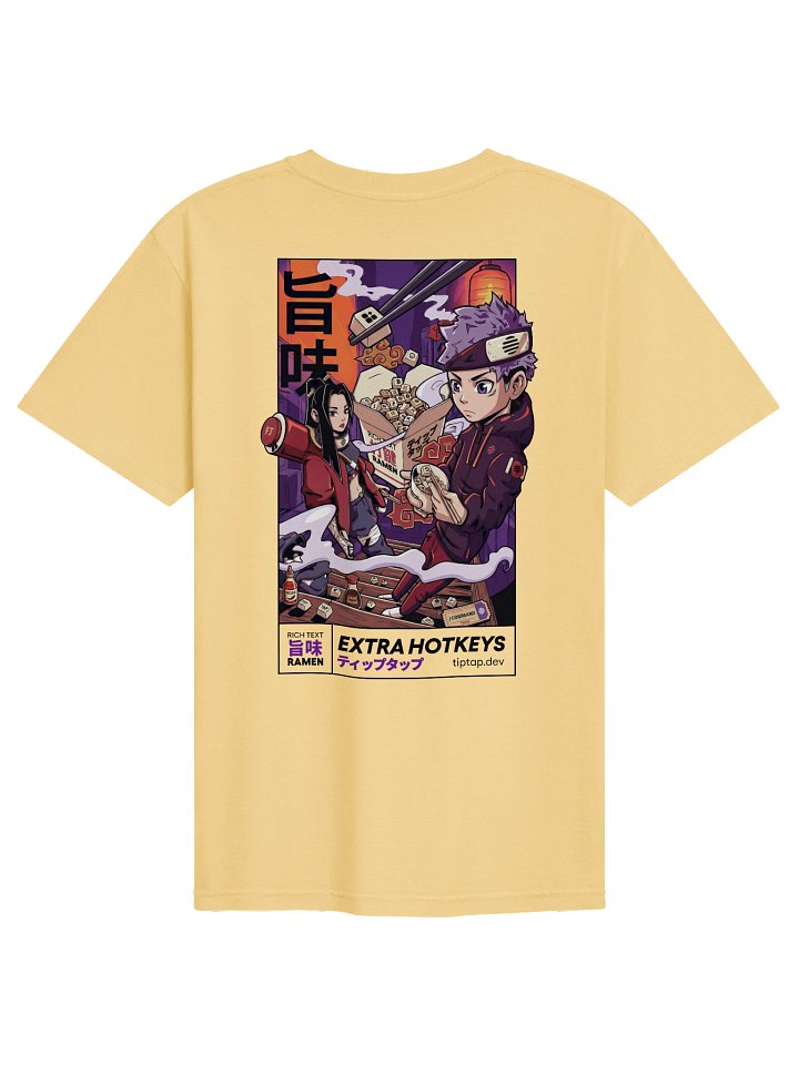  Rich Text Ramen (Back Print) T-Shirt – Relaxed Fit product image (18)