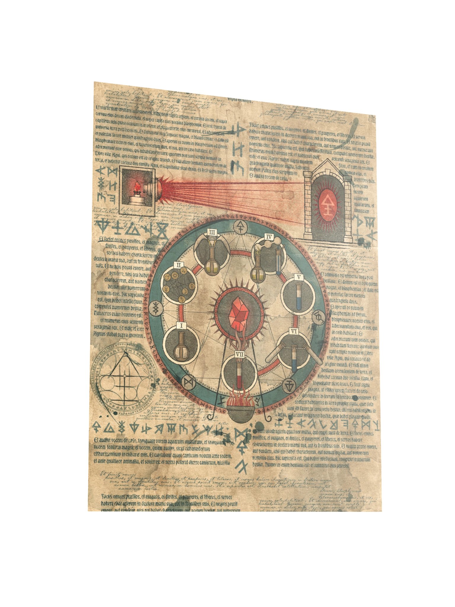Ghost Town - Alchemy parchment product image (3)