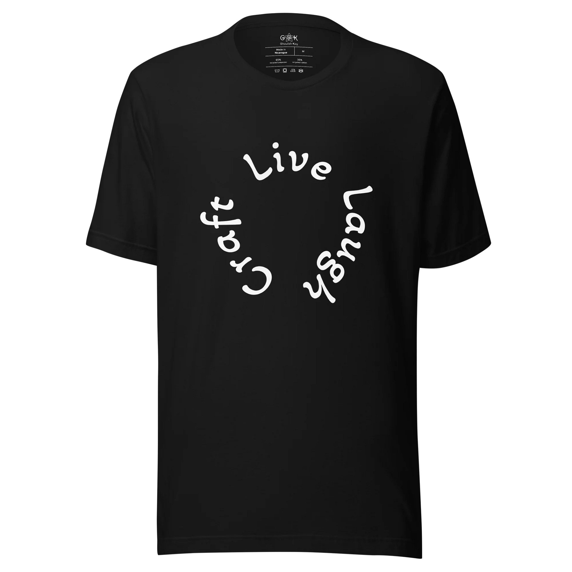 Circular Live, Laugh, Craft Tee product image (1)