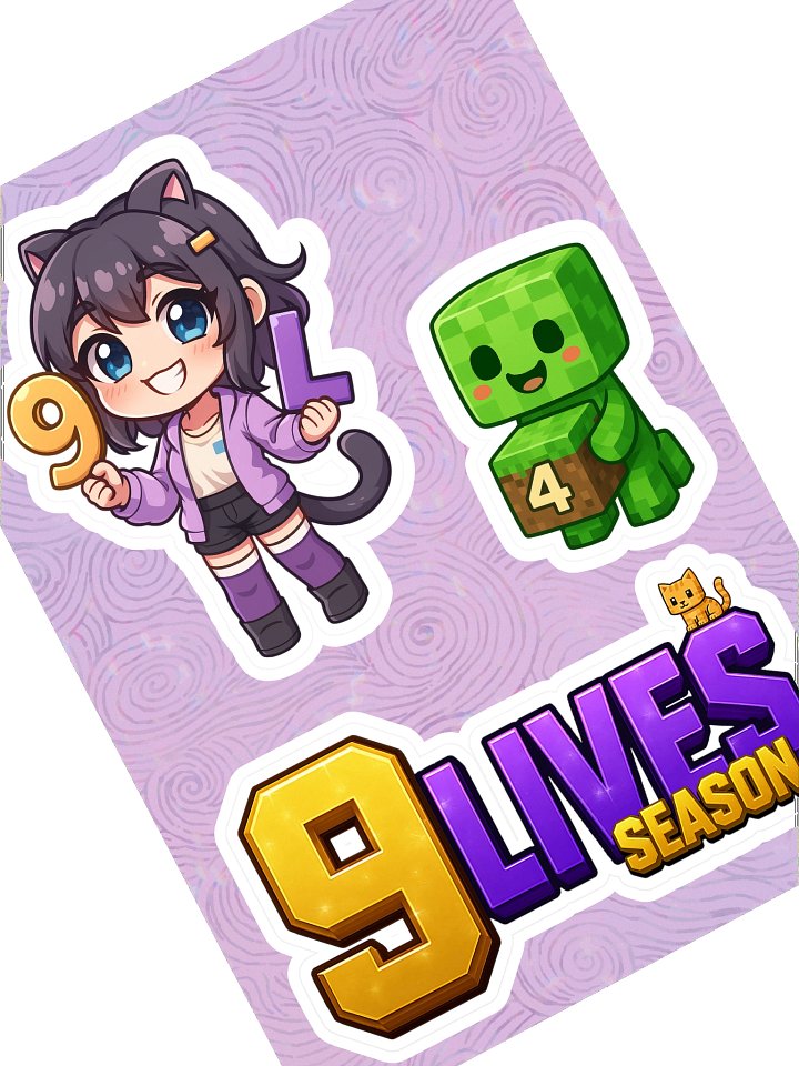 9LS4 TheKaitlynPlayz Sticker Sheet product image (2)