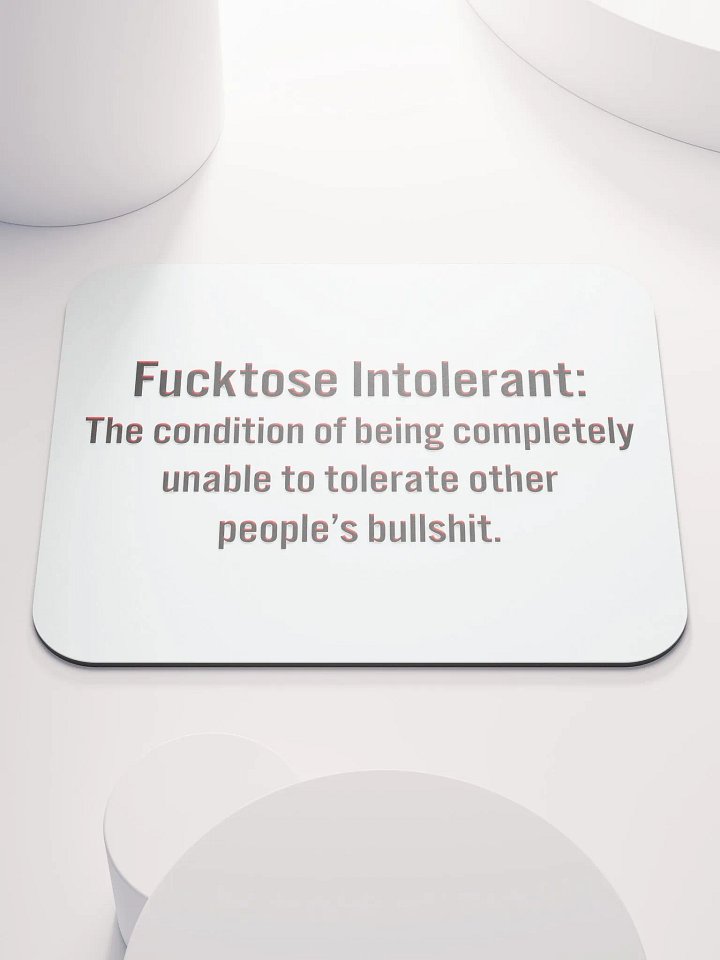 Intolerant - Mouse Pad product image (1)