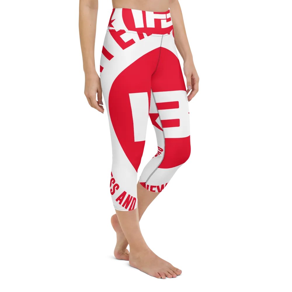 IFBNewsfeed.Org's All-Over Print Yoga Capri Leggings product image (3)